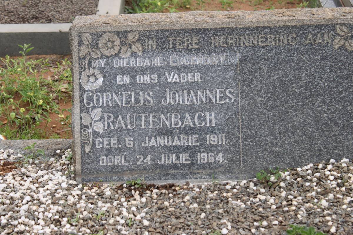 RAUTENBACH Cornelius Johannes 1911-1964