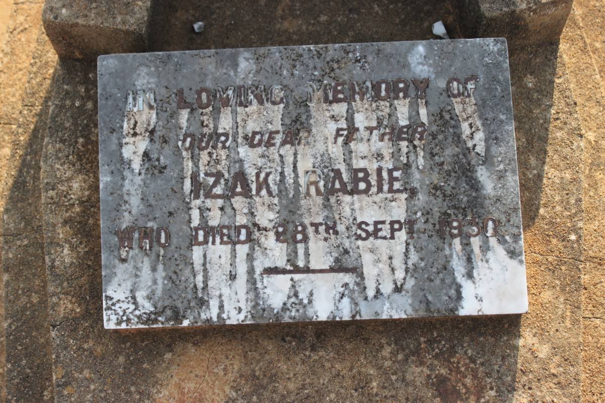 RABIE Izak -1930