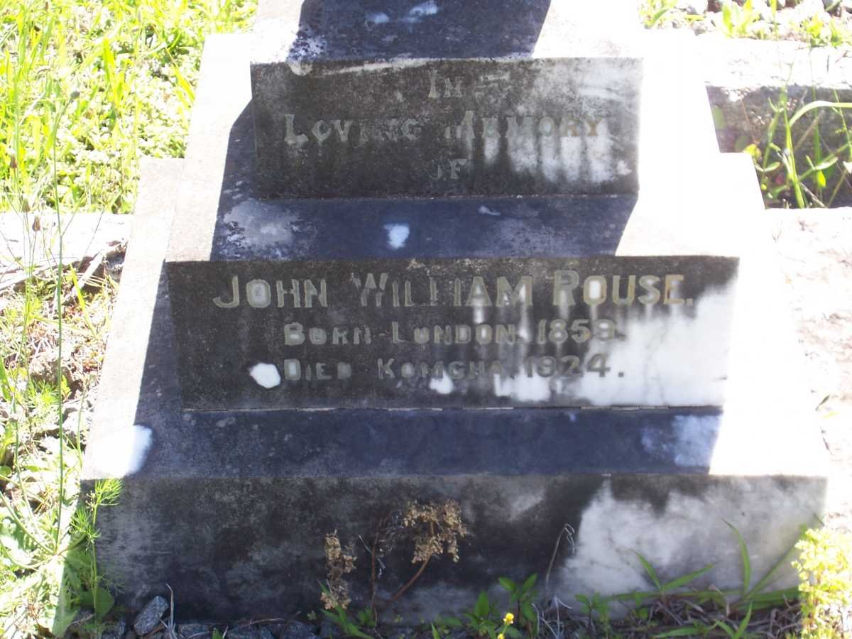 ROUSE John William 1859-1924