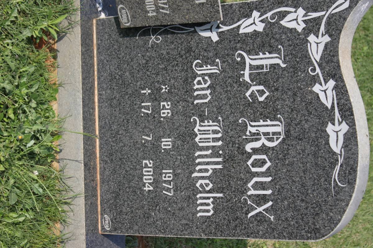 ROUX Jan-Wilhelm, le 1977-2004
