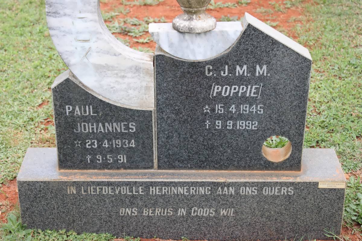 ROUX Paul Johannes 1934-1991 &amp; C.J.J.M 1945-1992