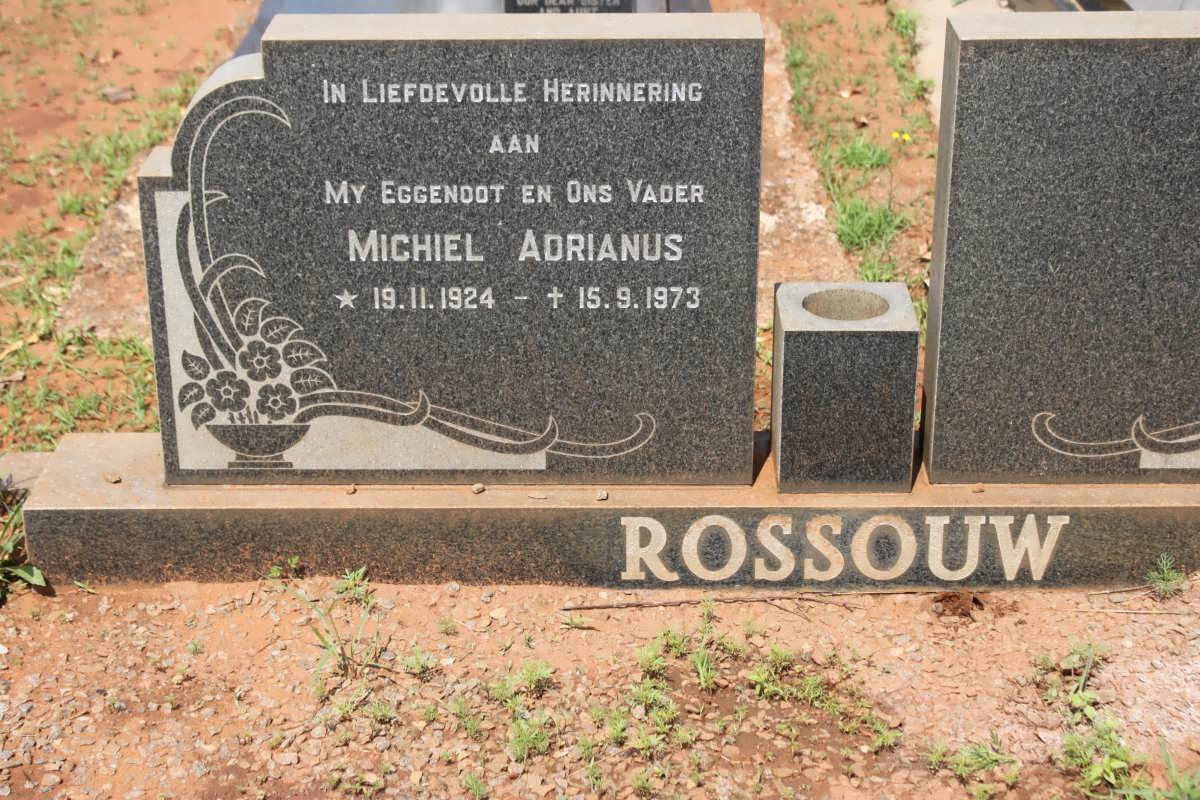 ROSSOUW Michiel Adrianus 1924-1973