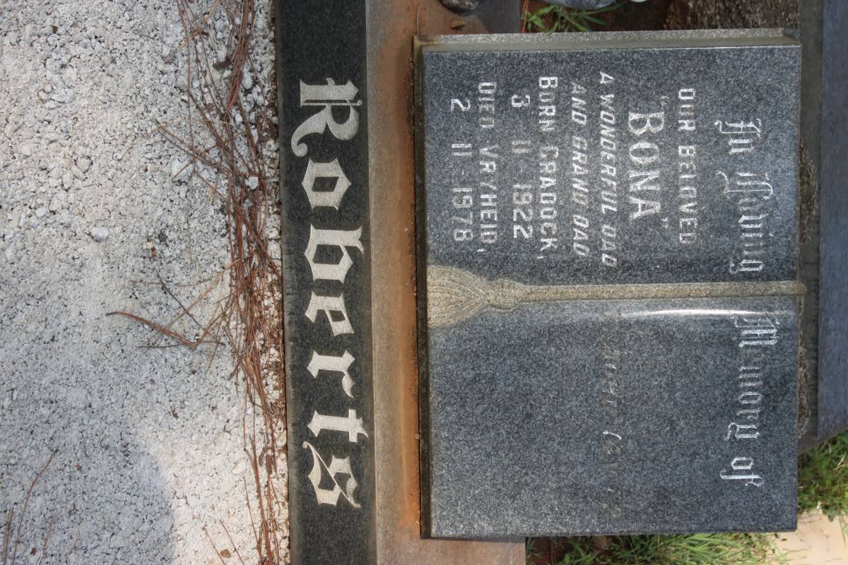 ROBERTS Bona 1922-1978