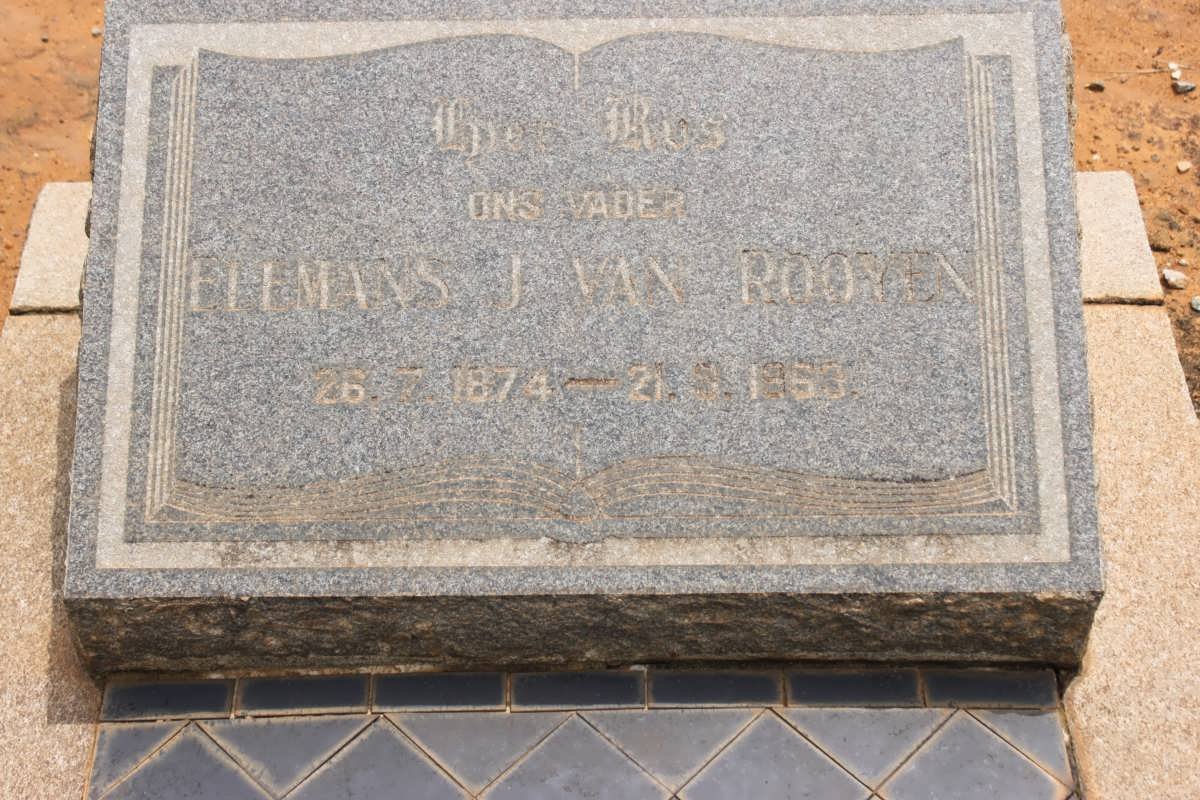 ROOYEN Fiemans J., van 1874-1950