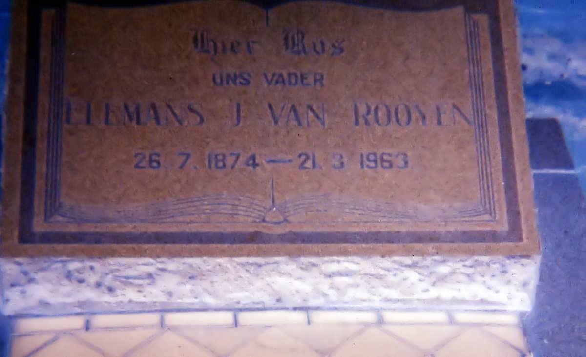 ROOYEN Elemans J., van 1874-1963