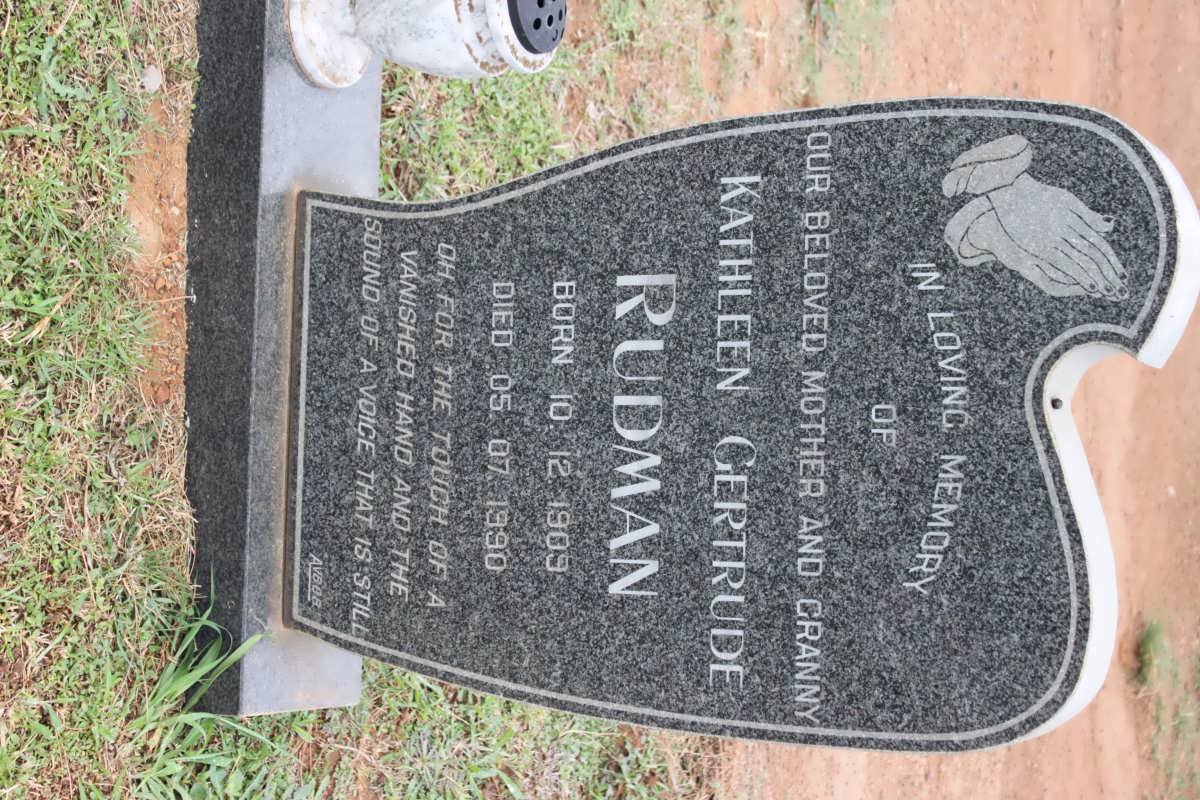 RUDMAN Kathleen Gertrude 1909-1990