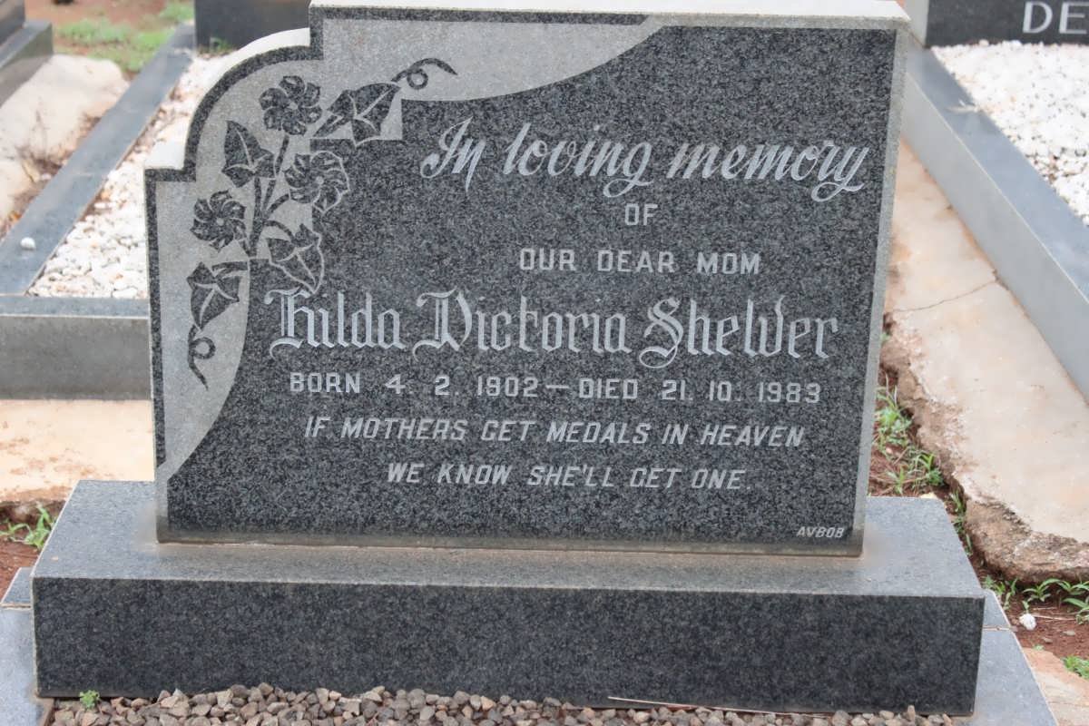 SHELVER Hilda Victoria 1902-1983