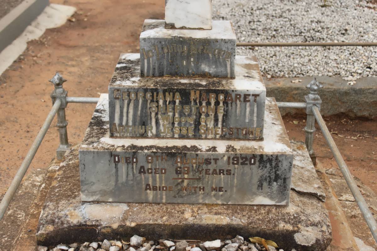 SHEPSTONE Georgina Margaret -1920
