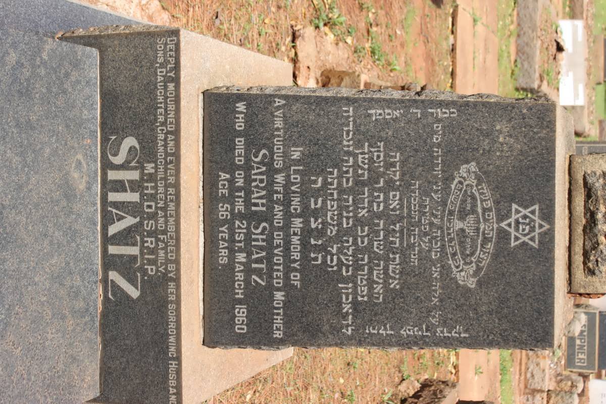SHATZ Sarah -1960