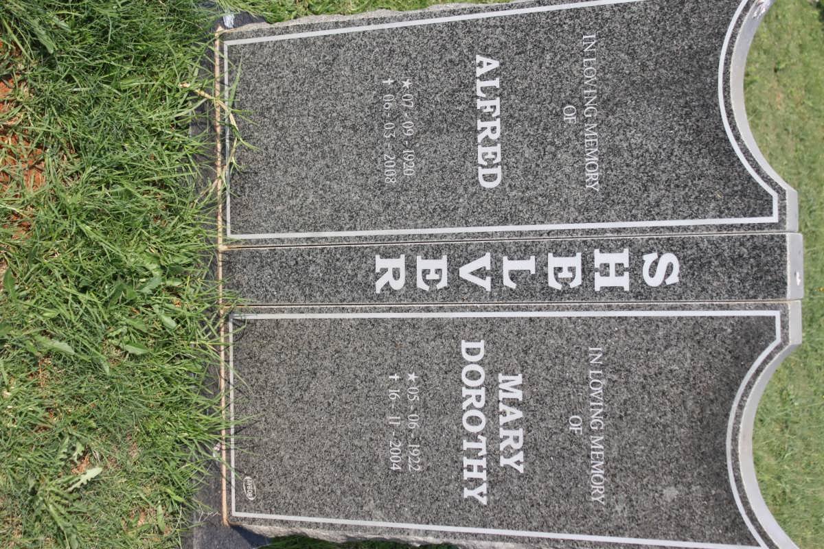 SHELVER Alfred 1920-2008 &amp; Mary Dorothy 1922-2004