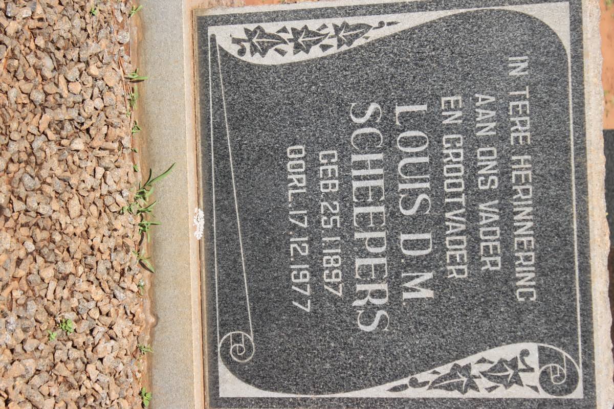 SCHEEPERS Louis D.M. 1897-1977