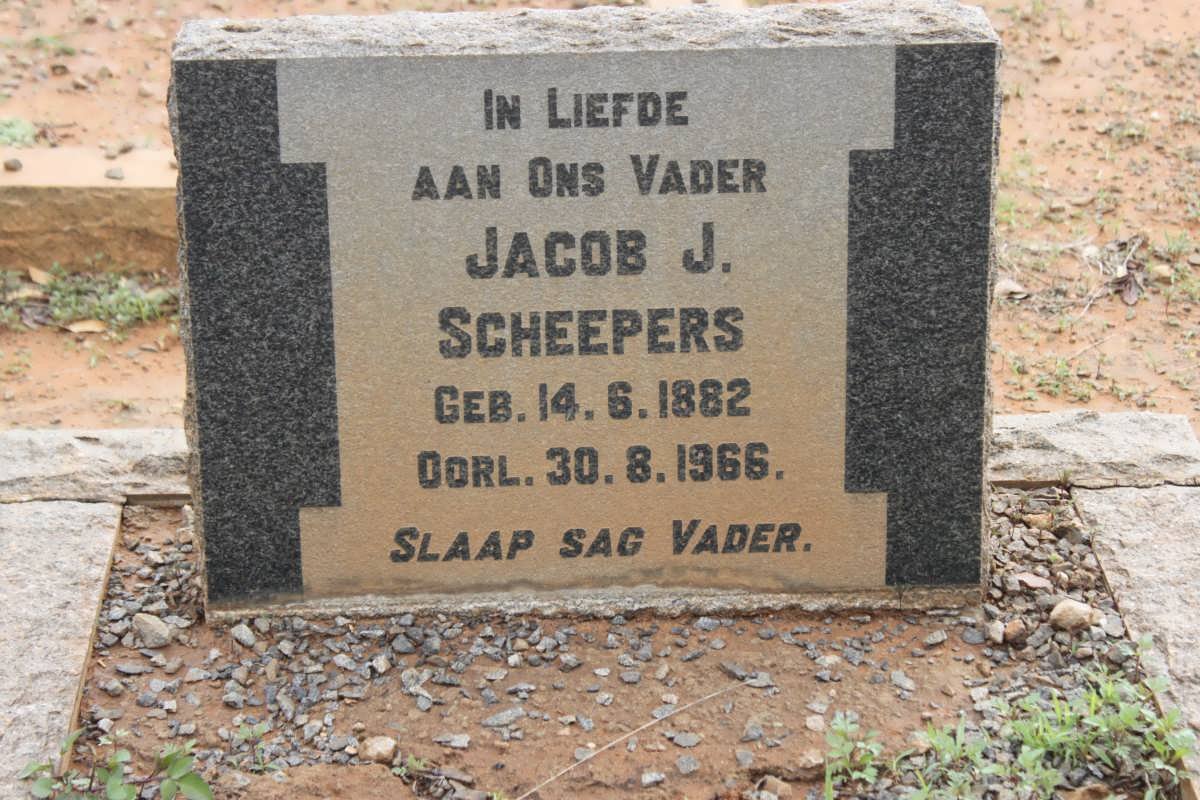 SCHEEPERS Jacob J. 1882-1966