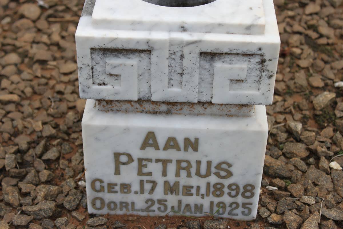 SCHALKWYK Petrus, van 1898-1925