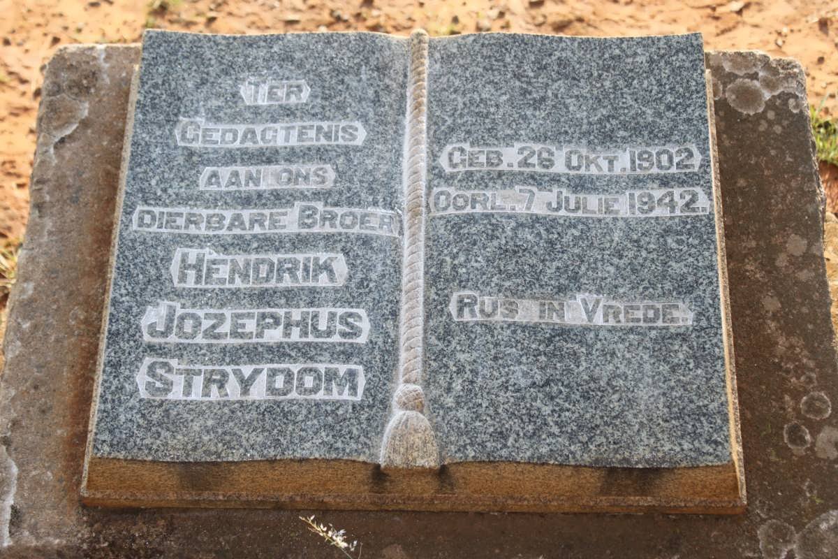 STRYDOM Hendrik Jozephus 1902-1942