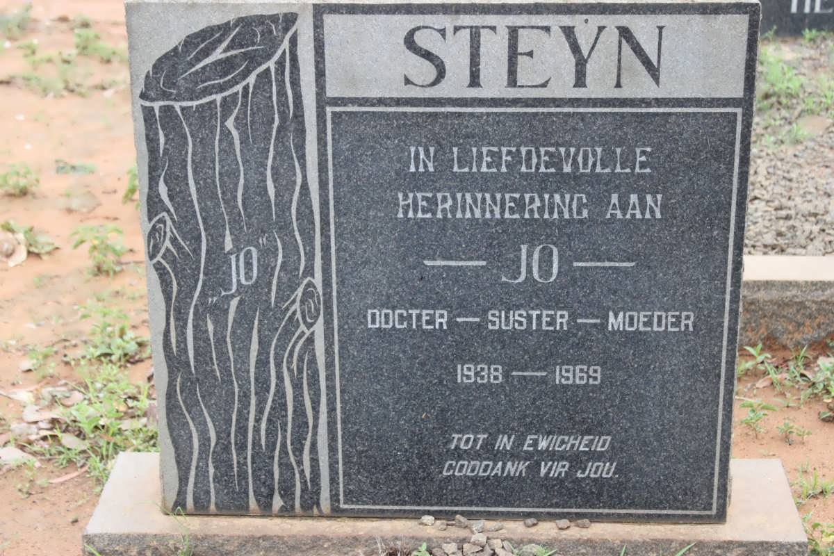 STEYN Jo 1938-1969