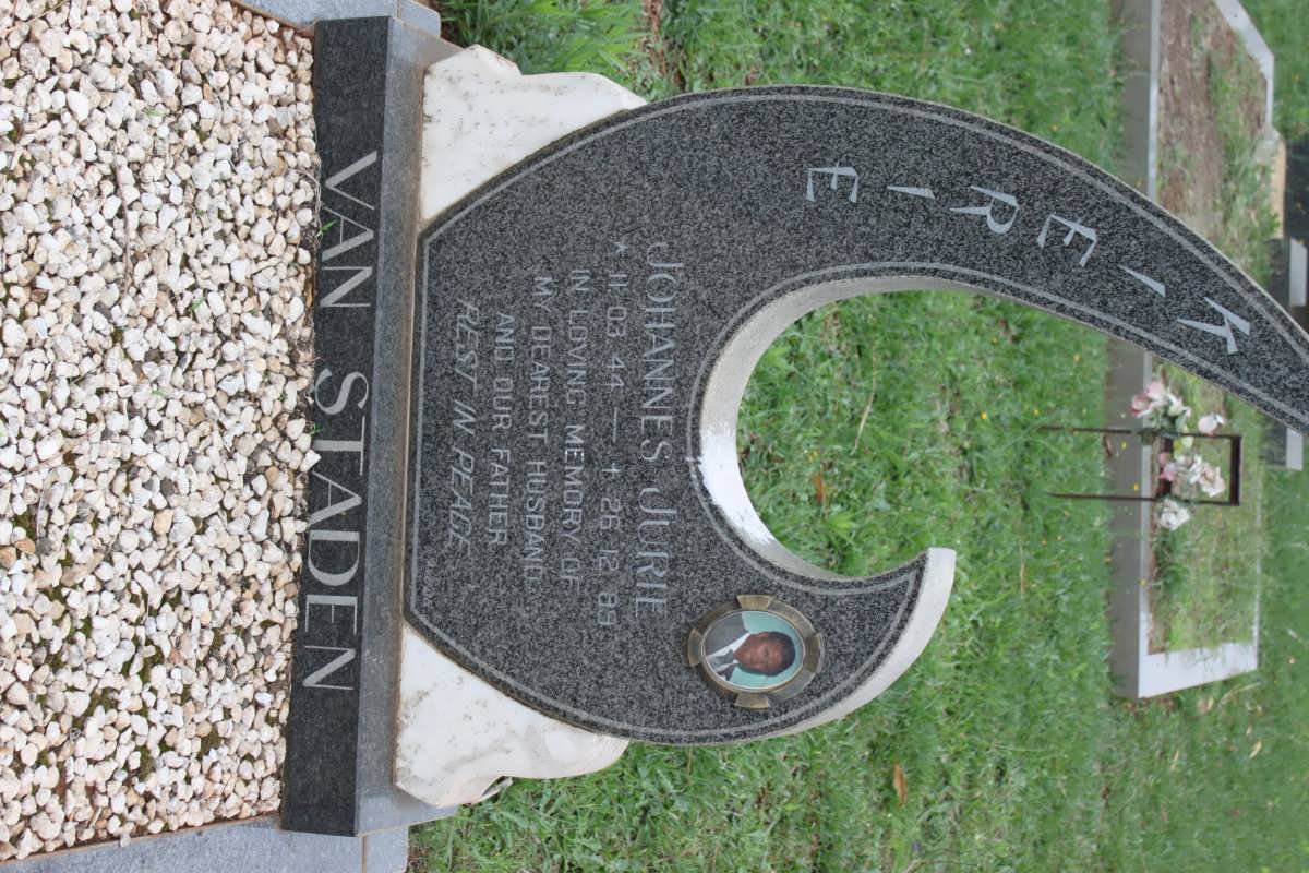 STADEN Johannes Jurie, van 1944-1989