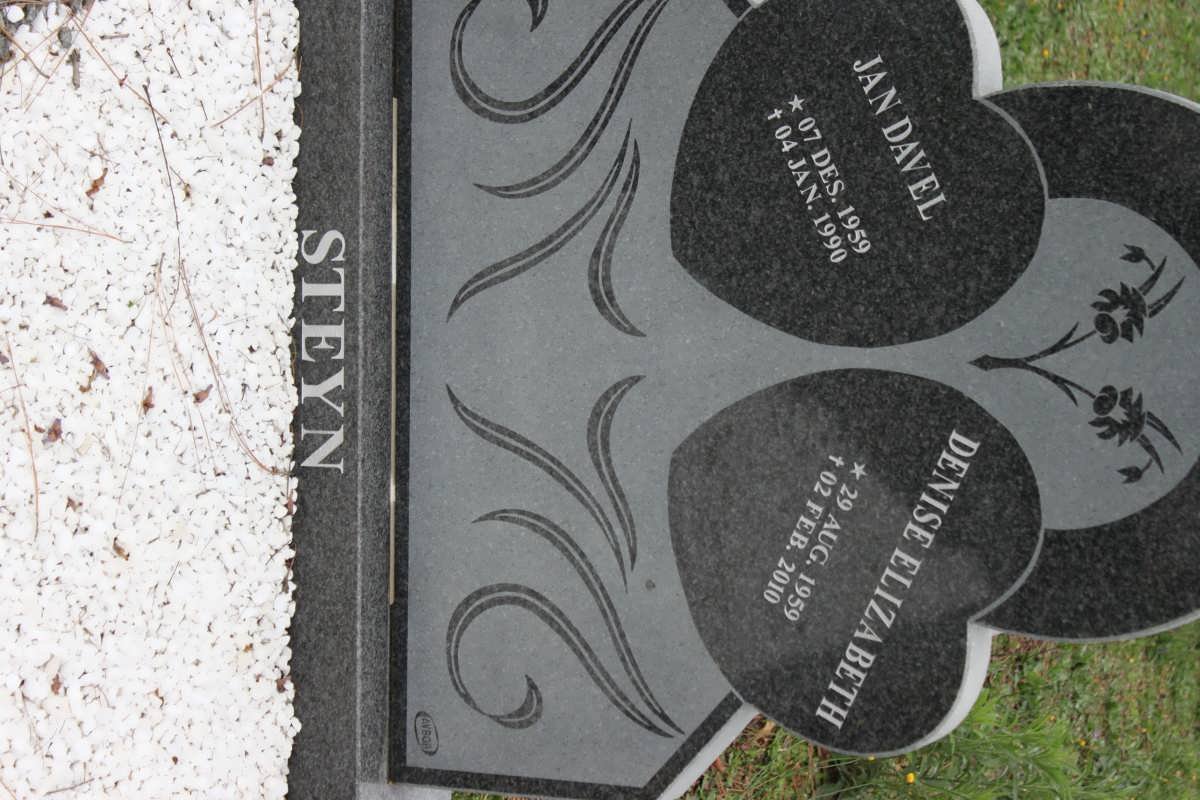 STEYN Jan Davel 1959-1990 &amp; Denise Elizabeth 1959-2010