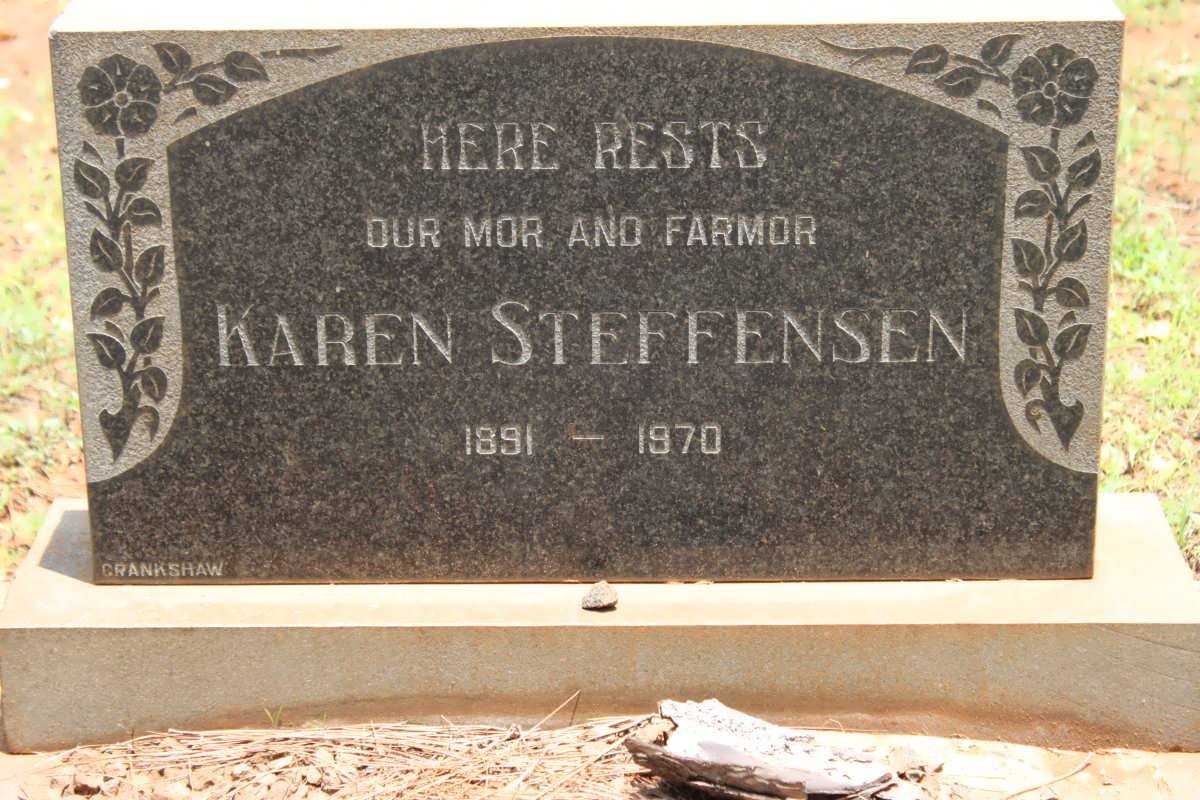 STEFFENSEN Karen 1891-1970