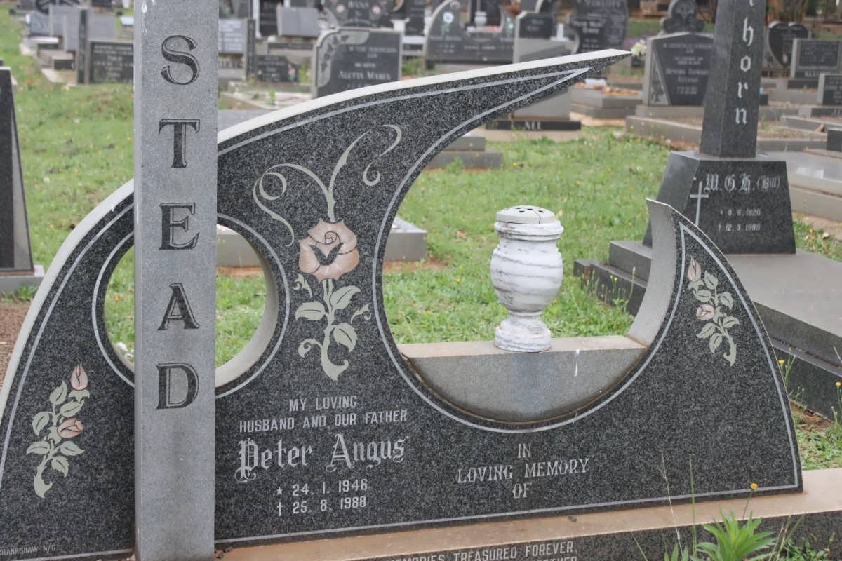 STEAD Peter Angus 1946-1988