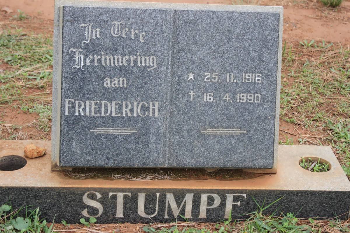 STUMPF Friederich 1916-1990