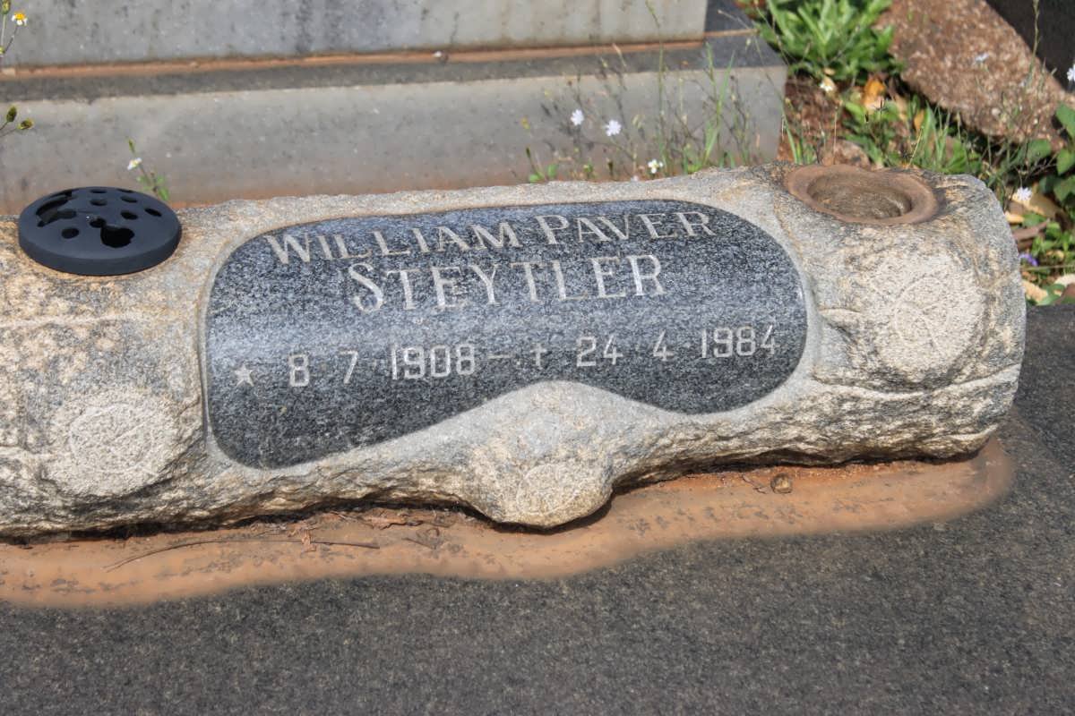 STEYTLER William Paver 1908-1984