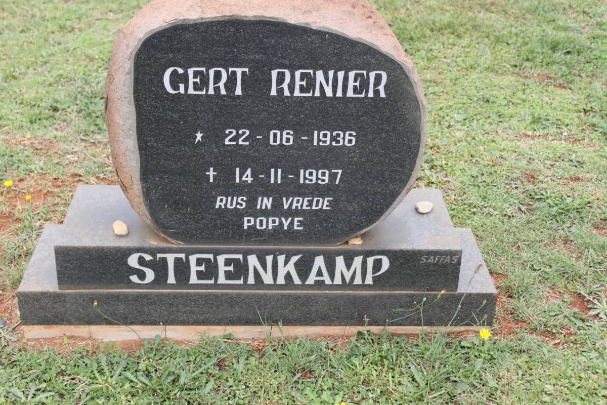 STEENKAMP Gert Renier 1936-1997