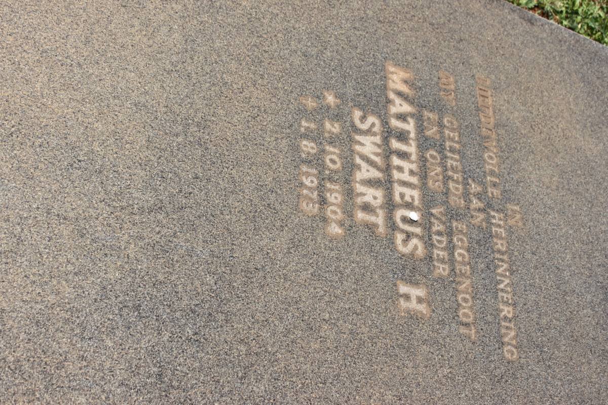 SWART Mattheus H. 1904-1973