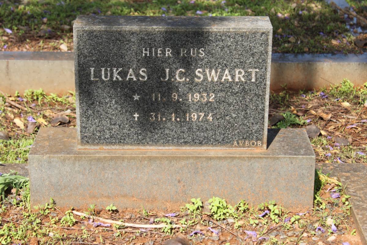 SWART Lukas J.C. 1932-1974