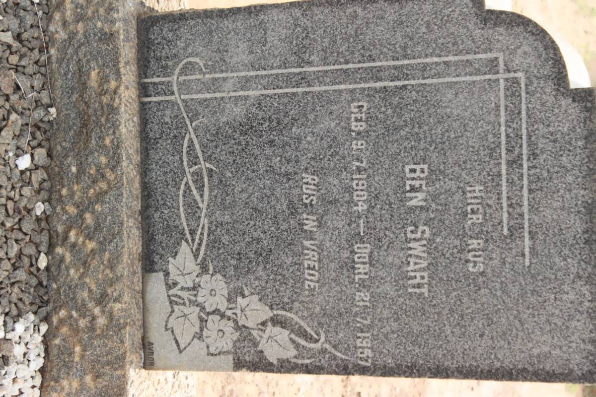 SWART Ben 1904-1957