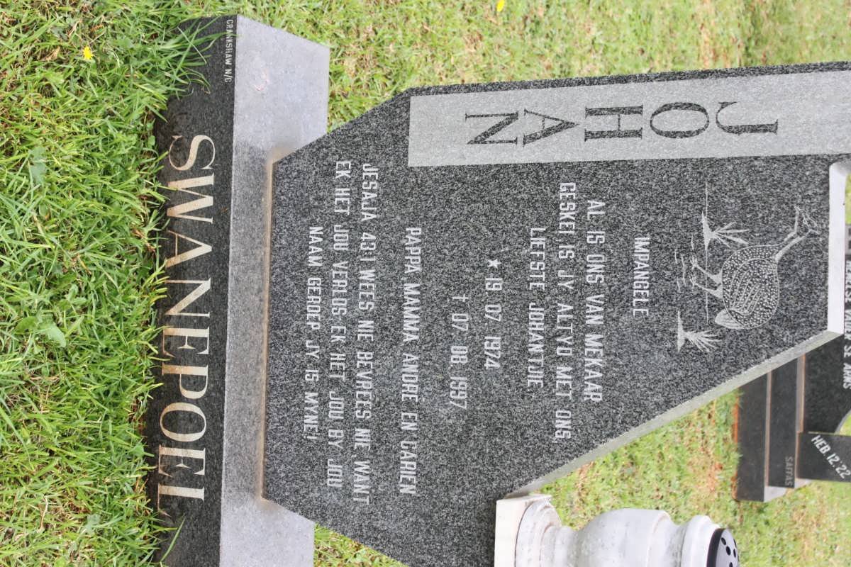 SWANEPOEL Johan 1974-1997
