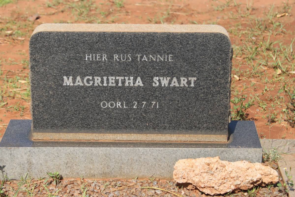 SWART Magrieta -1971
