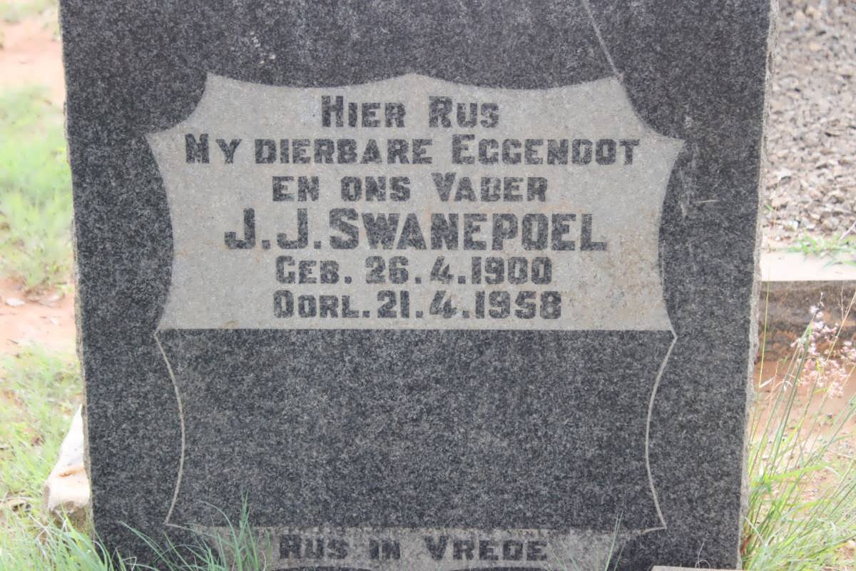 SWANEPOEL J.J. 1900-1958