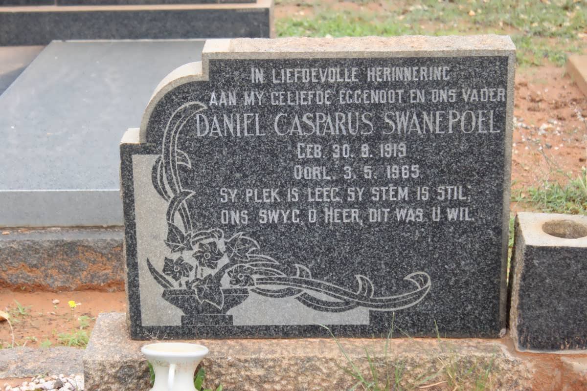 SWANEPOEL Daniel Casparus 1919-1965