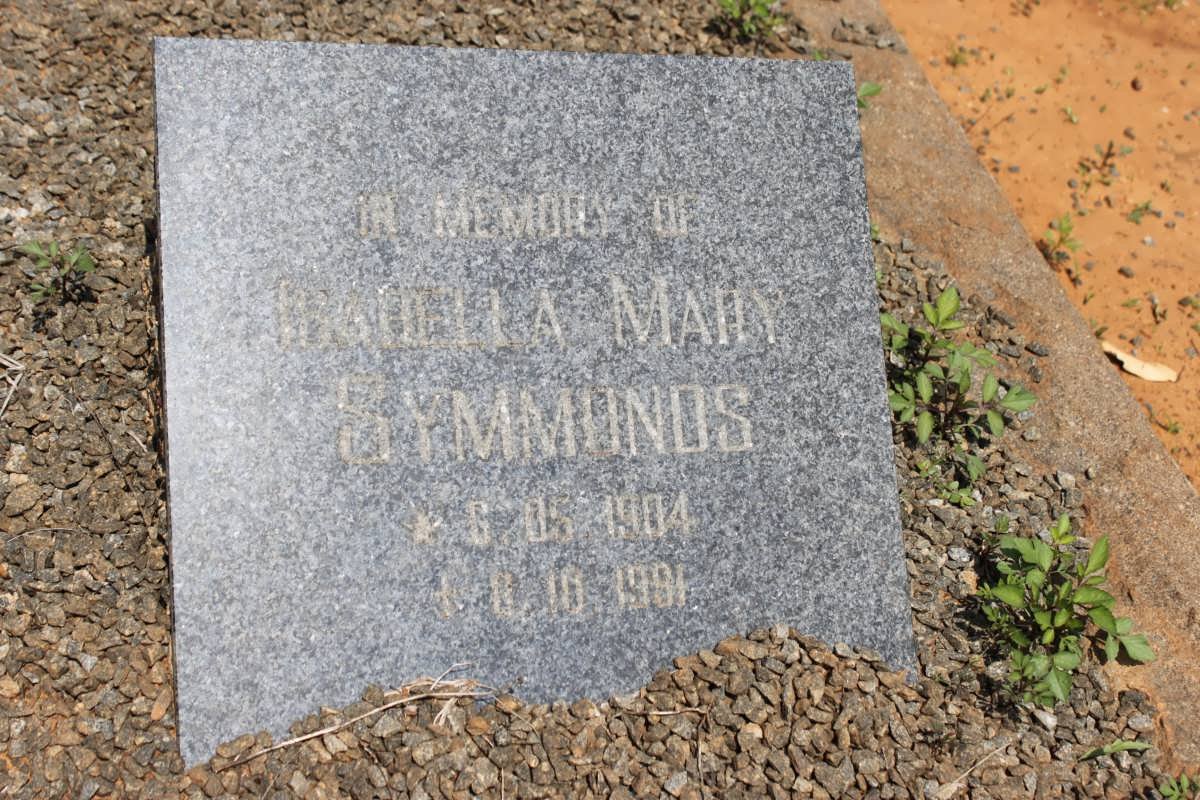 SYMMONDS Isabella Mary 1904-1981