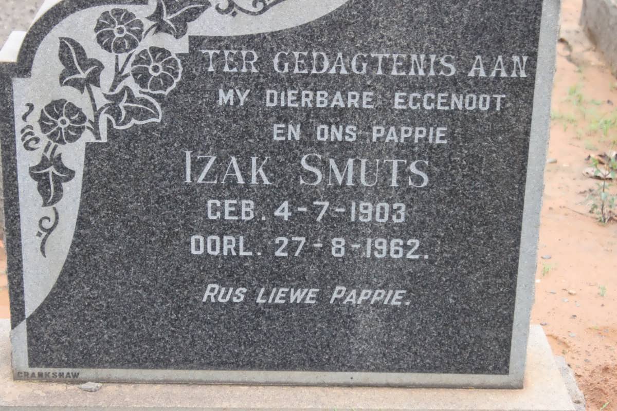 SMUTS Izak 1903-1962
