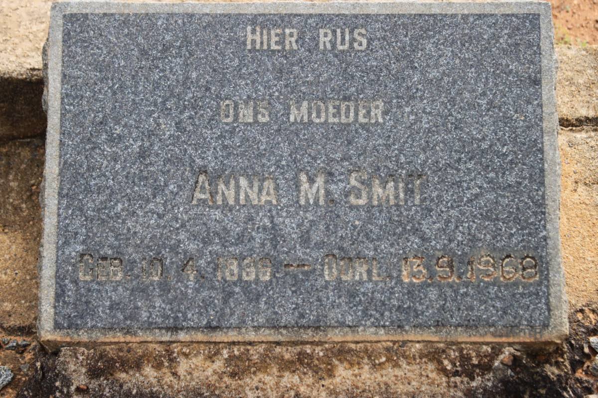 SMIT Anna M. 1886-1968