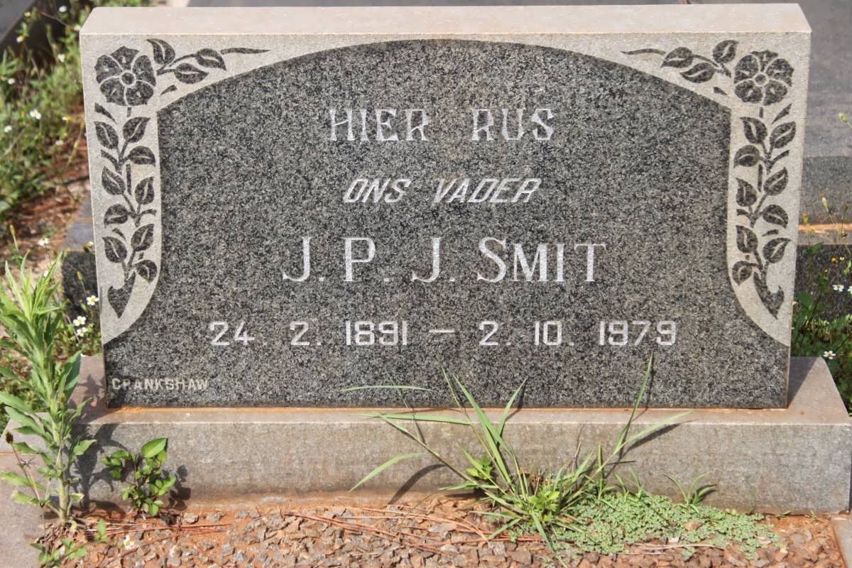 SMIT J.P.J. 1891-1979