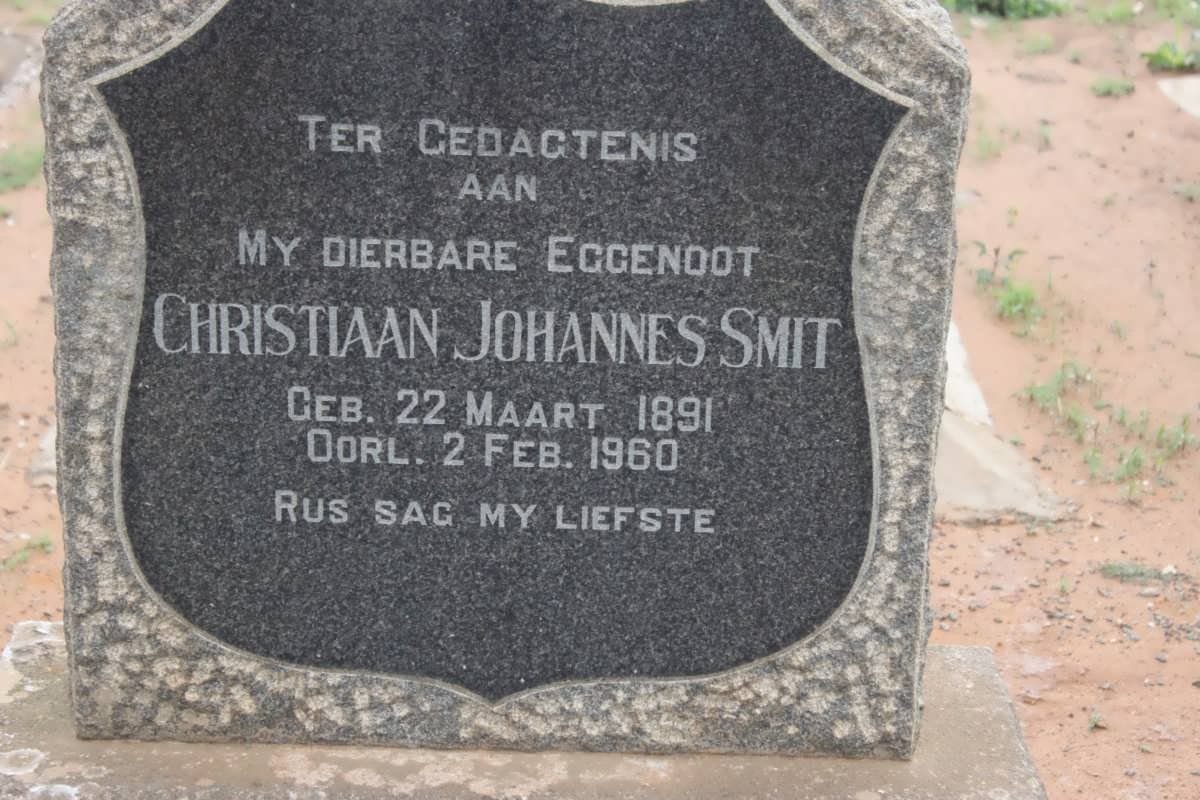 SMIT Christiaan Johannes 1891-1960