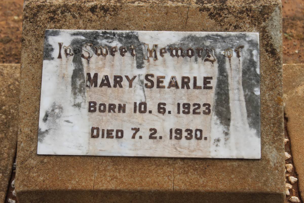 SEARLE Mary 1923-1930