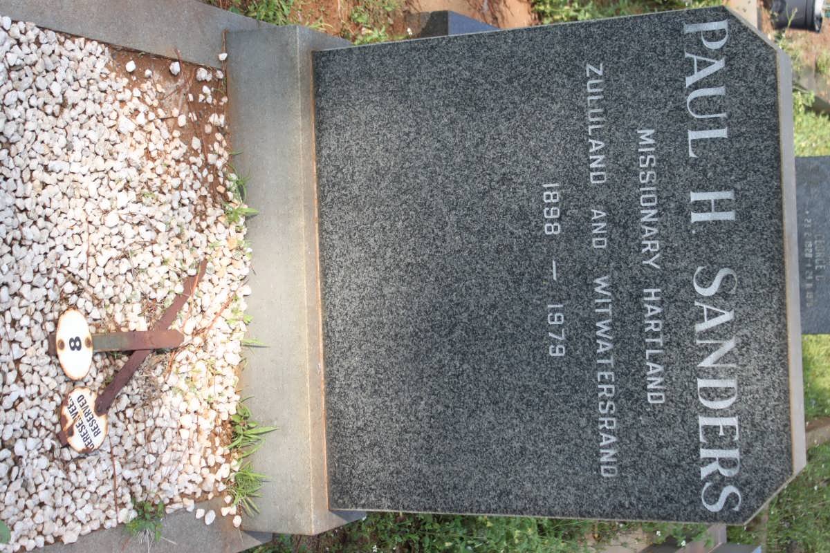 SANDERS Paul H. 1898-1979