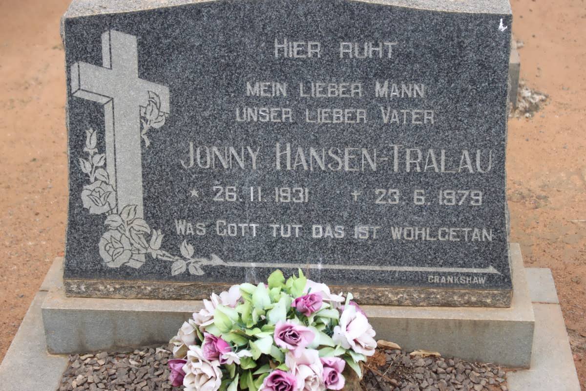 TRALAU Jonny, Hansen 1931-1978