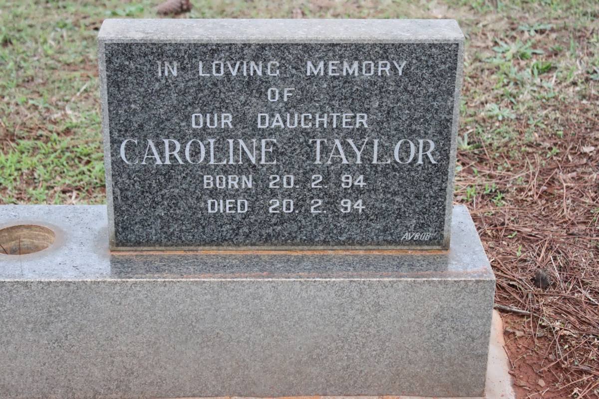 TAYLOR Caroline 1994-1994