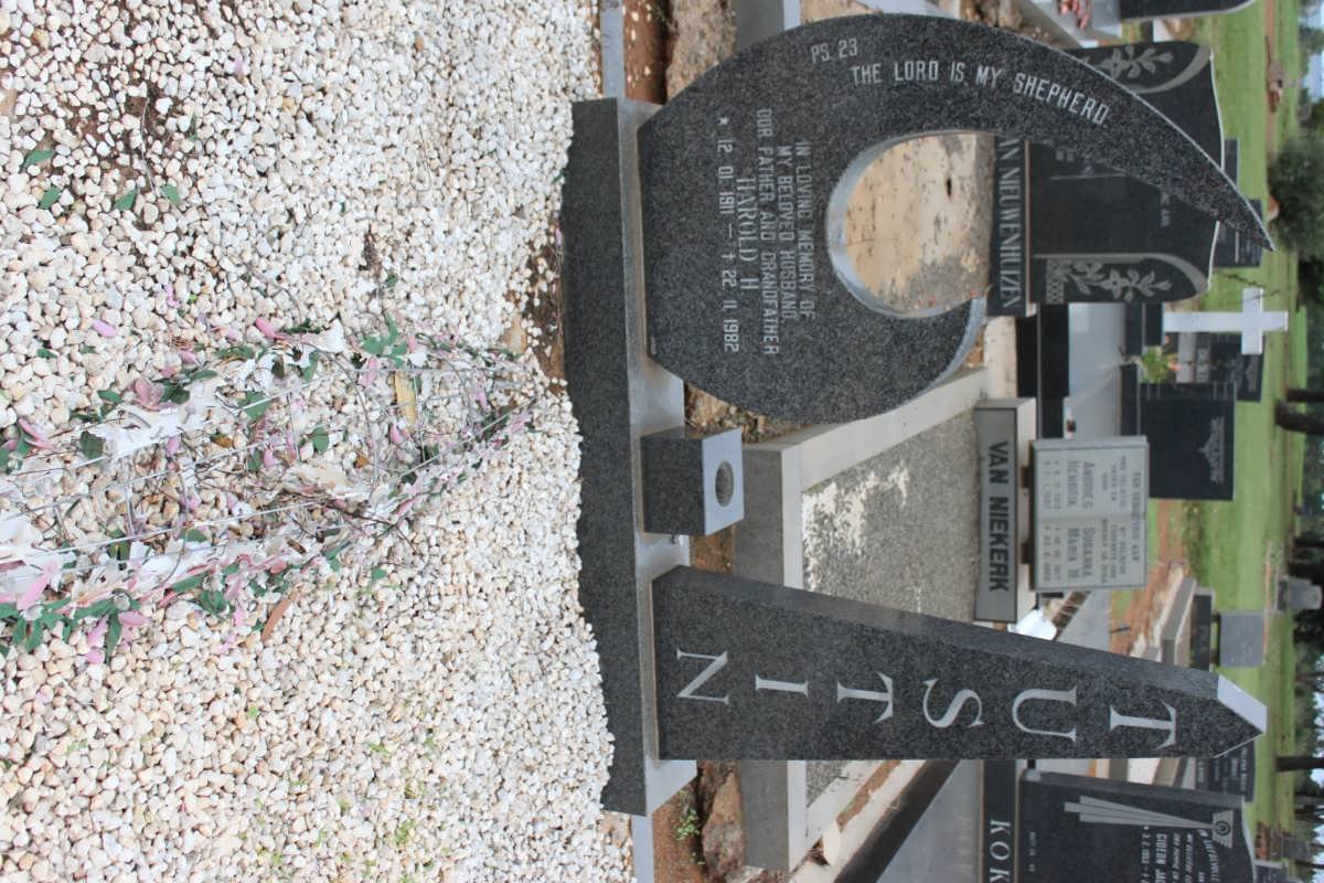 TUSTIN Harold H. 1911-1982