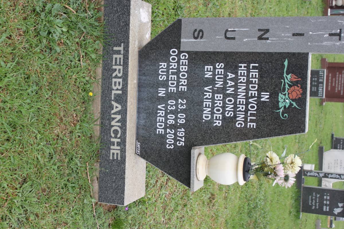 TERBLANCHE Tinus 1975-2003