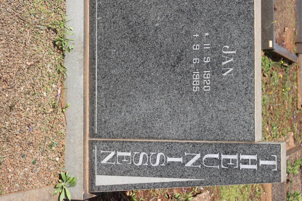 THEUNISSEN Jan 1920-1985