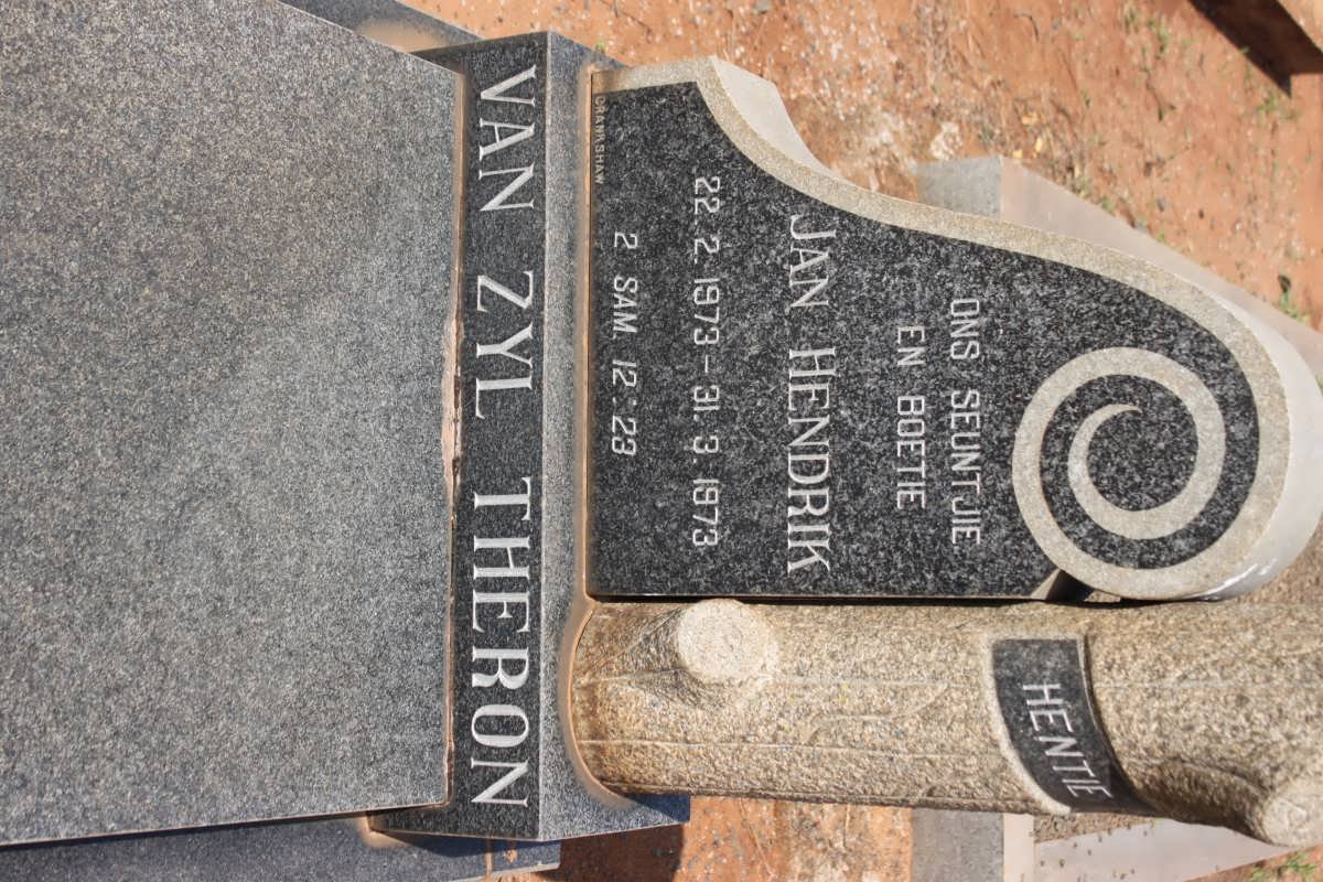 THERON Jan Hendrik, van Zyl 1973-1973