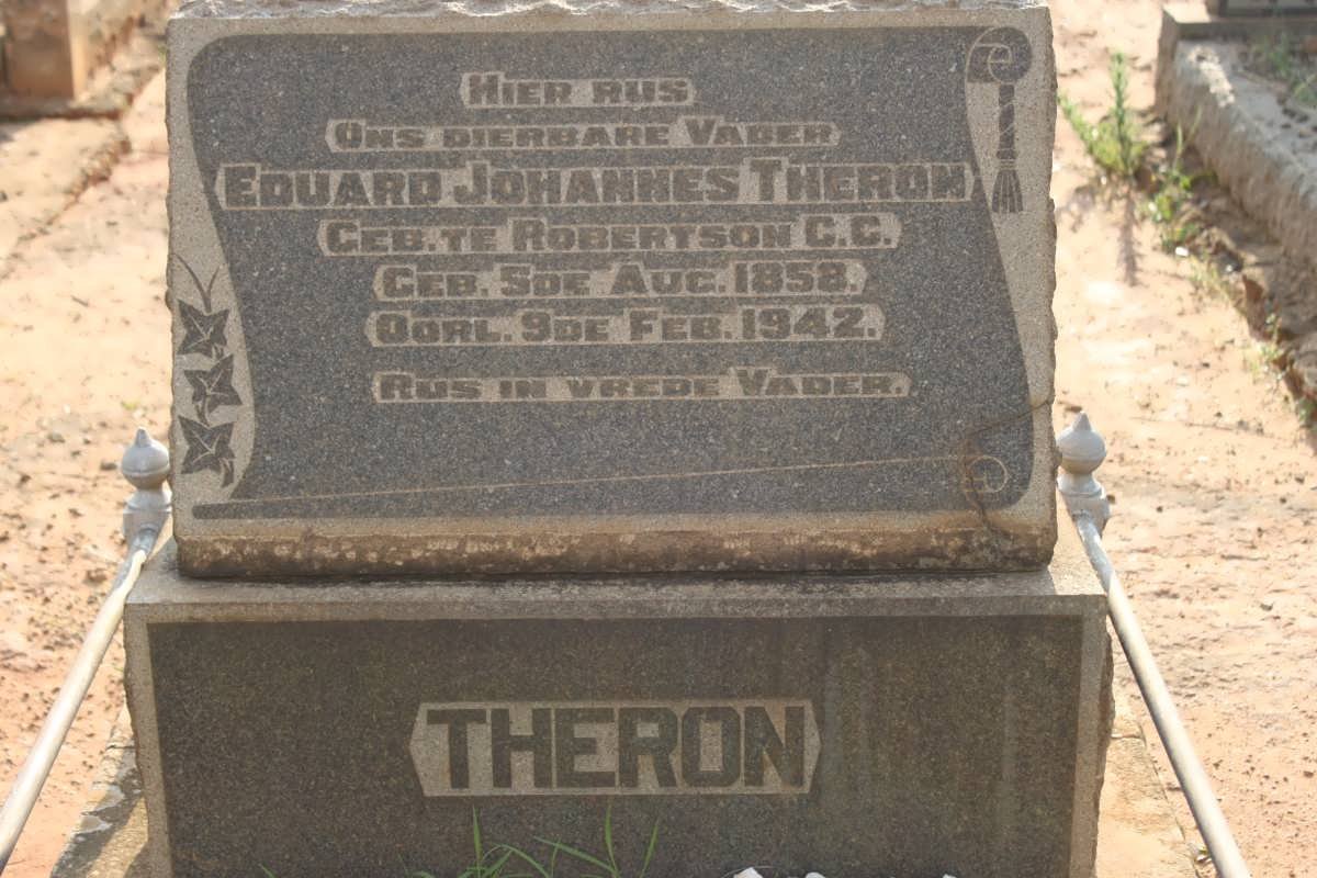 THERON Eduard Johannes 1858-1942