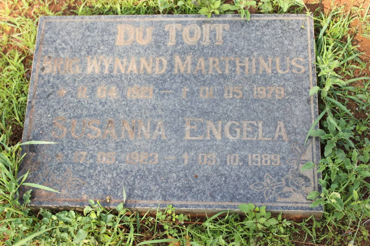 TOIT Wynand Marthinus, du 1921-1979 &amp; Susanna Engela 1923-1989
