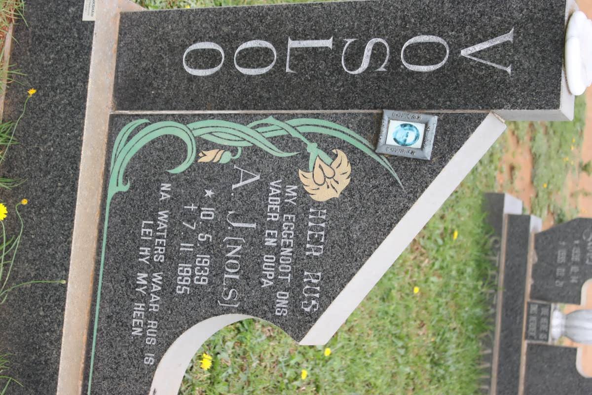 VOSLOO A.J. 1939-1995
