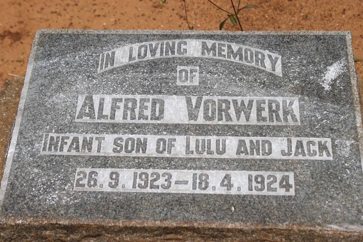 VORWERK Alfred 1923-1924